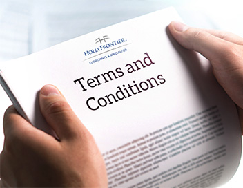Man reading Terms & Conditions document
